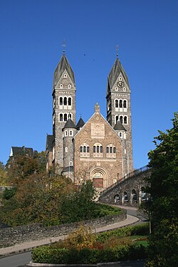 The deanship's church in Clervaux, Luxembourg.