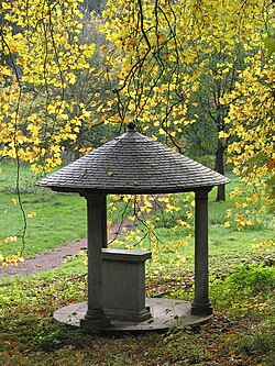 The St. Teresa fountain - Domaine de Mariemont in Morlanwelz, Belgium.