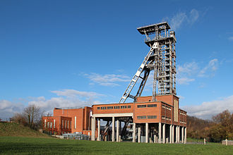 The former coal mine of the Crachet Picquery after renovation in Frameries (Belgium)- 7th winning picture in WLM Belgium 2013 Wiki Loves Monuments