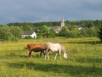 Froidfontaine, before the storm.