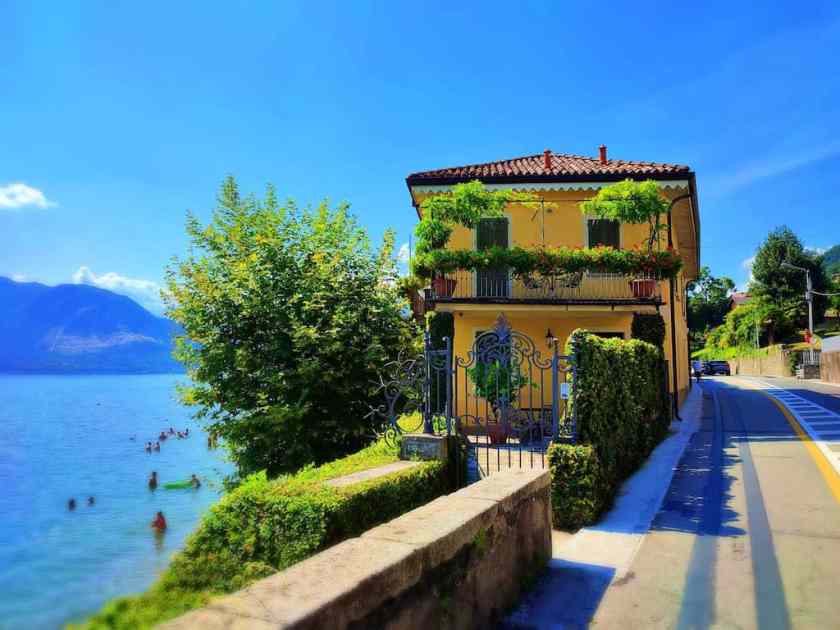 A photo I took of a lakeside villa on Lake Maggiore