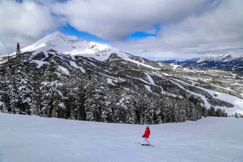 Big Sky ski resort Montana