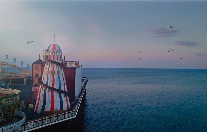 Brighton Pier Drone