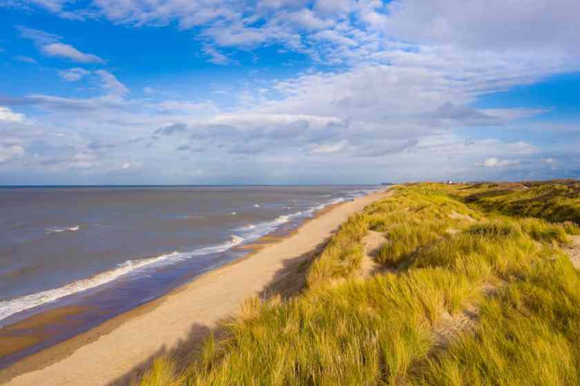 De Haan - beautiful beach in Belgium