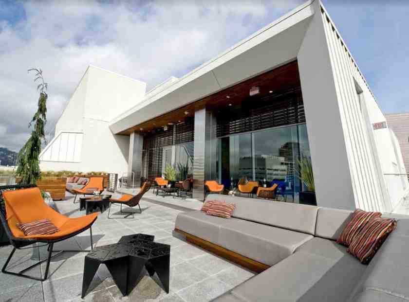 Departure Lounge Rooftop Bar in Portland