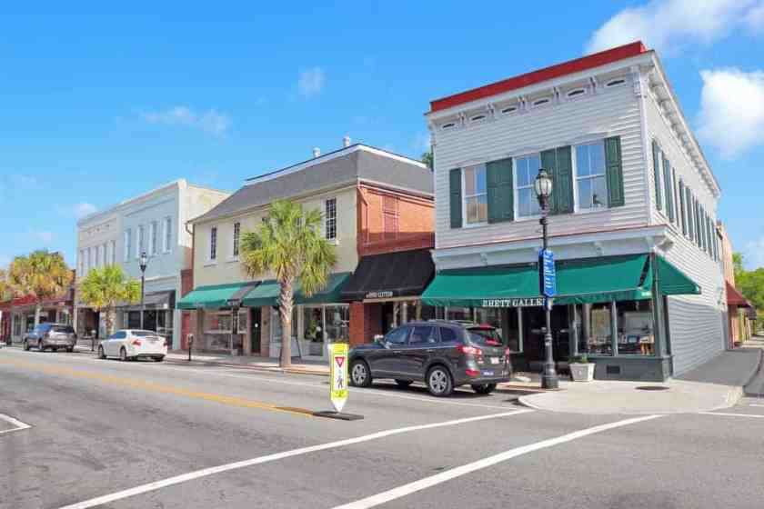 Donwtown Beaufort in South Carolina