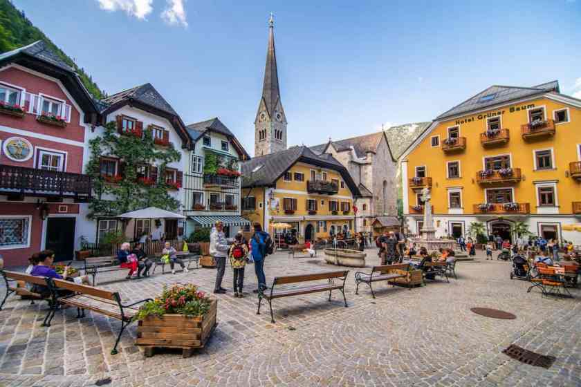 Hallstatt Main Square Austria