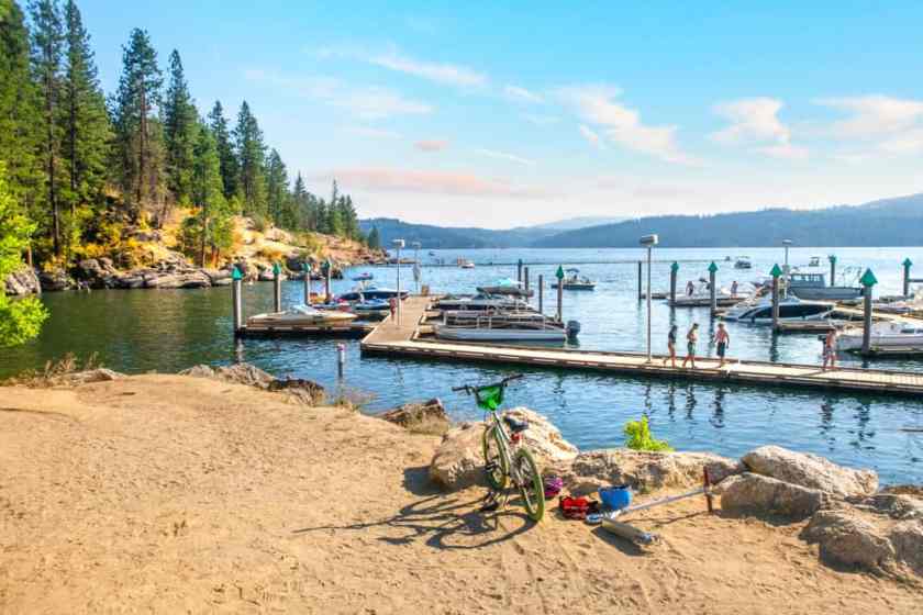Lake Coeur d' Alene Idaho