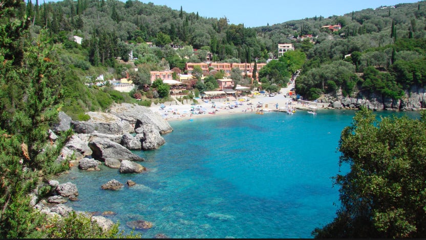 Liapades beautiful resort in Corfu