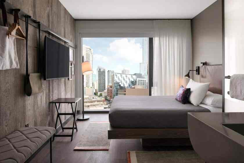 Moxy Hotel Chicago Bedroom