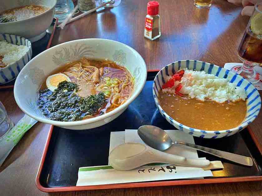 My dish of shoyu ramen in Fuku Andon near Andon Ryokan taken in winter 2025