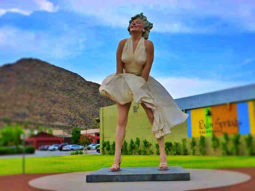 Marilyn Monroe Statue in Palm Springs