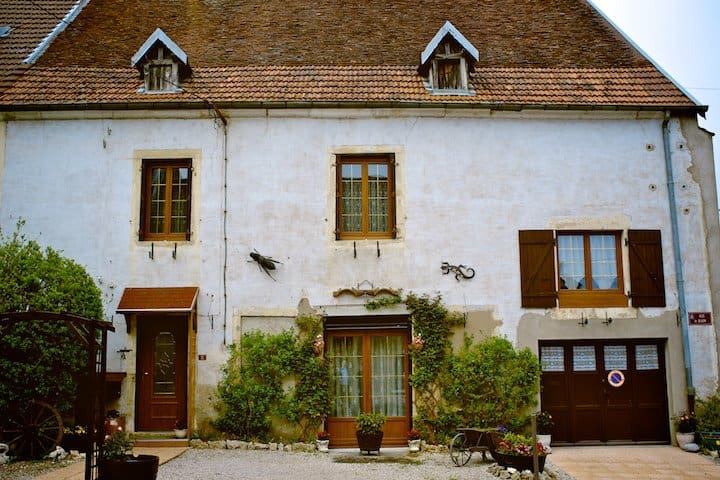 My photo of a house in Burgundy taken spring 2024