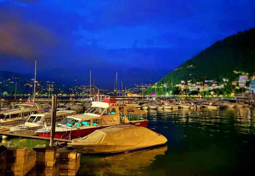 My photo of Lake Como at night taken in June