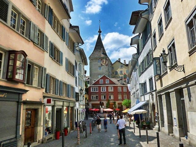 My photo of Old Town Zurich taken summer 2023