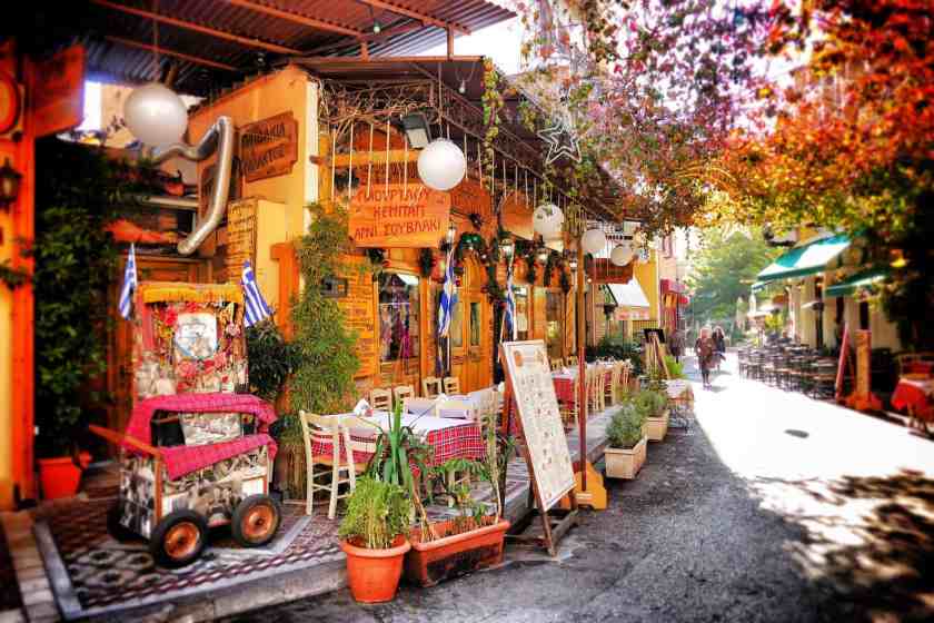 My photo of Plaka district Athens taken in summer 2024