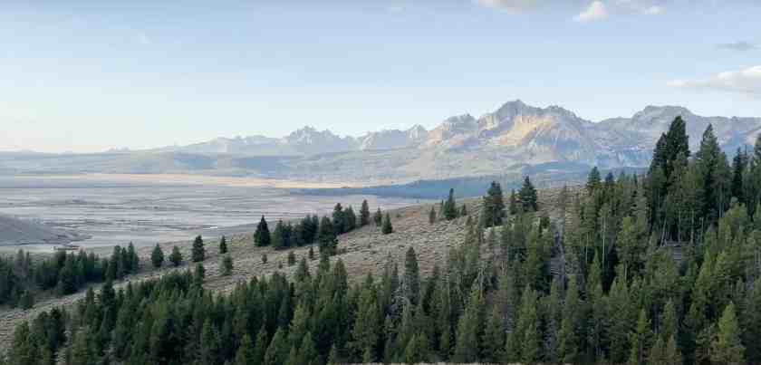 My photo of Sawtooth Mountains taken in Septmber in 2023