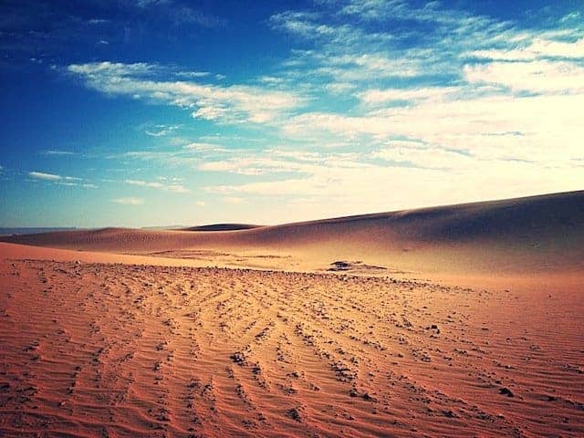 My photo of the Sahara Desert near Tozeur, Tunisia
