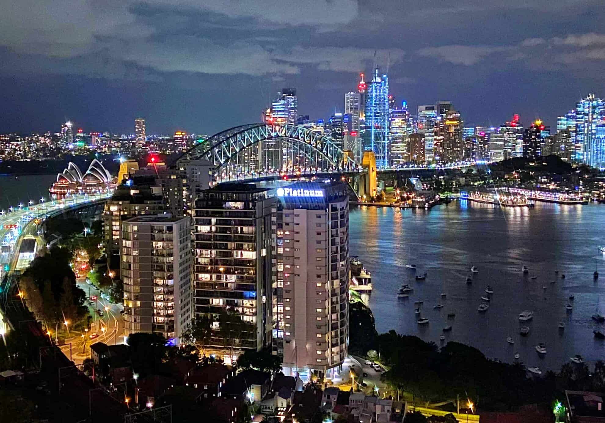 Top 15 Cool and Unique Hotels in Sydney 5 My photo of the views from Kirribilli Lookout in Sydney spring 2025
