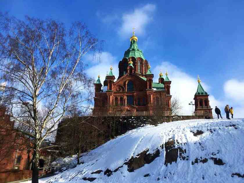 My photo of Uspenski Cathedral taken in Helsinki in winter 2024