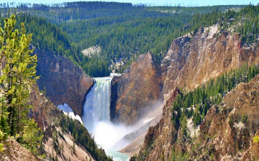 Lower Falls in the Grand Canyon of the Yellowstone
