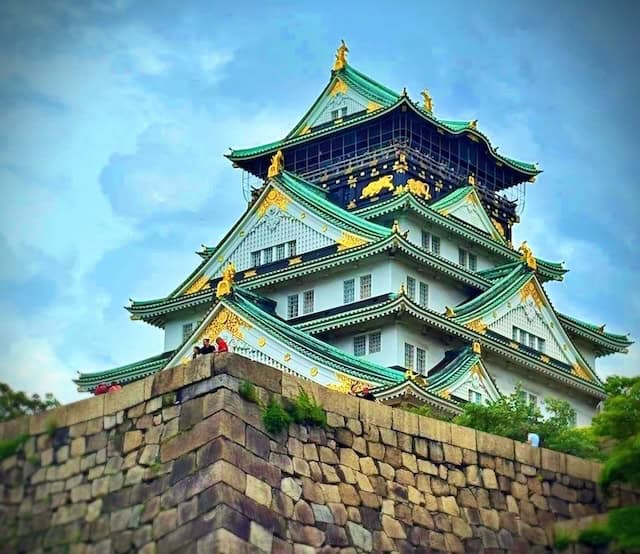 Osaka Castle in Japan