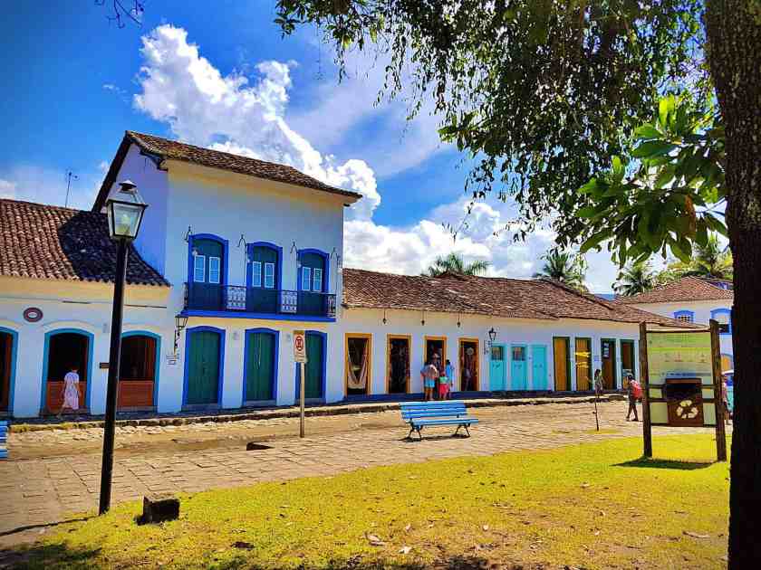 My photograph of the historic center of Paraty in Rio de Janeiro