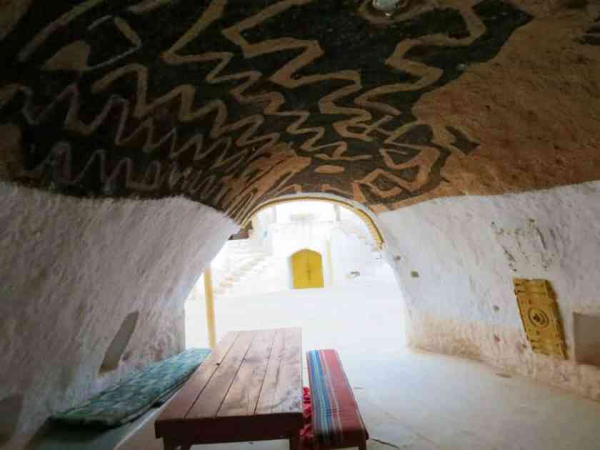 My photograph of the troglodyte cave homes of Matmata