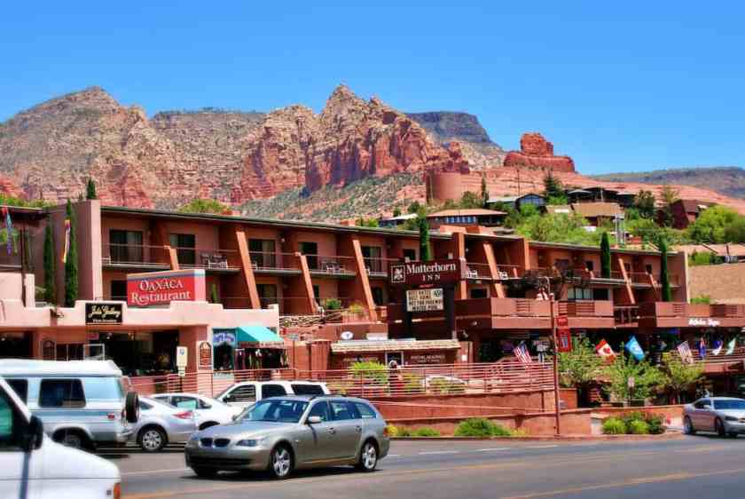 Uptown district in Sedona