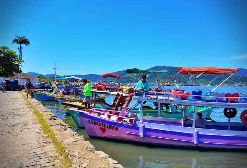 Paraty’s picturesque harbor