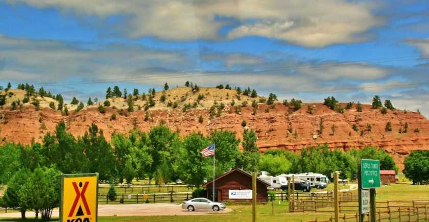My shot of the rugged scenery near Devils Tower