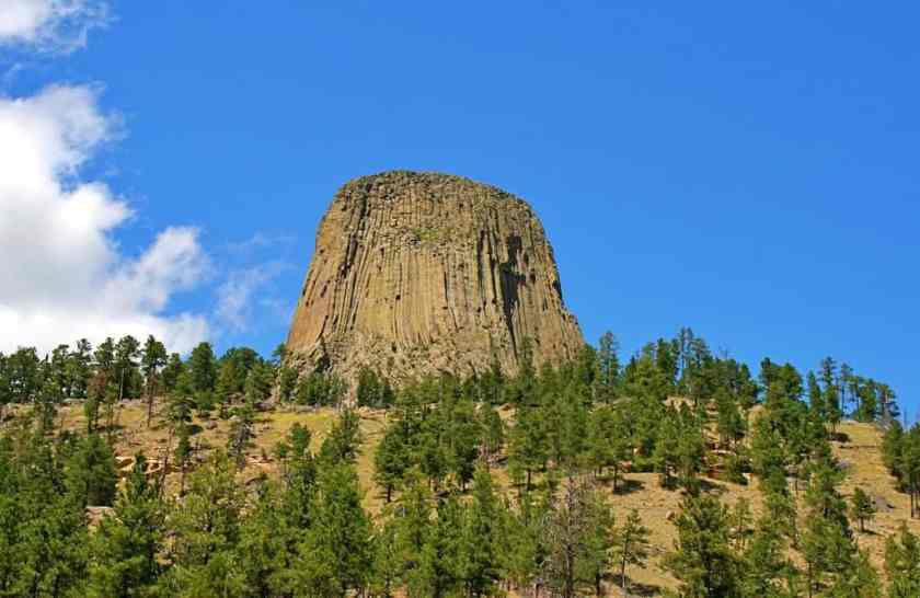 My snap of Devils Tower National Monument view in Wyoming