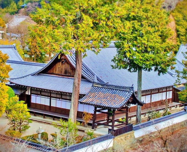 Tōfuku-ji Temple complex in Kyoto in Japan