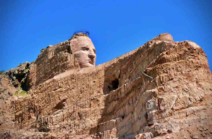 My snapshot of Crazy Horse crazy horse memorial in South Dakota