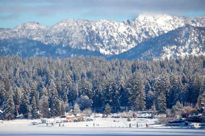 Payette National Forest Idaho in January