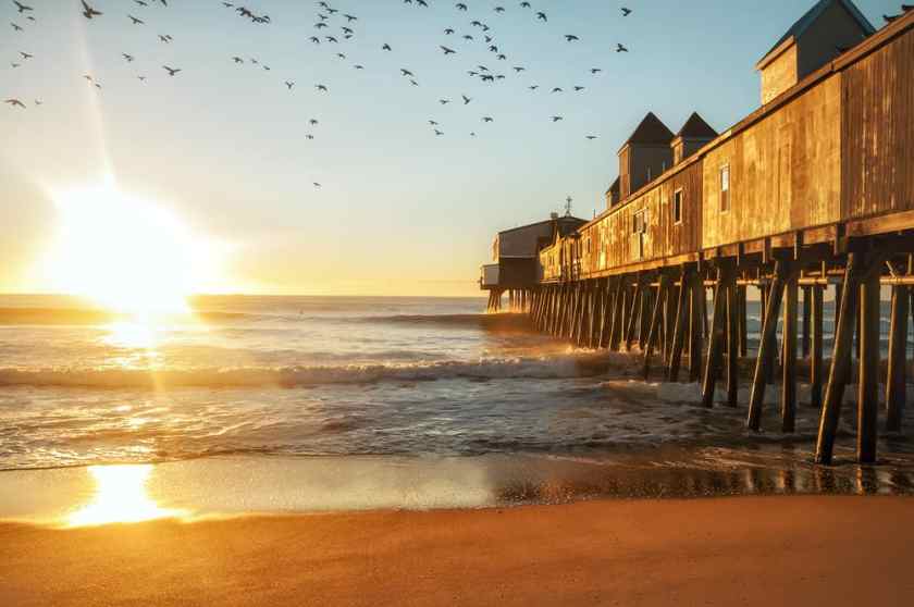 Portland, Maine in the summer