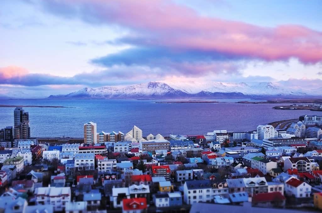 View of Reykjavik from Hallgrimskirkja