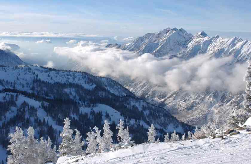 Snowbird, Utah in January