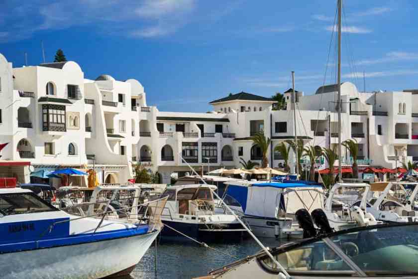 Sousse Harbor in Tunisia