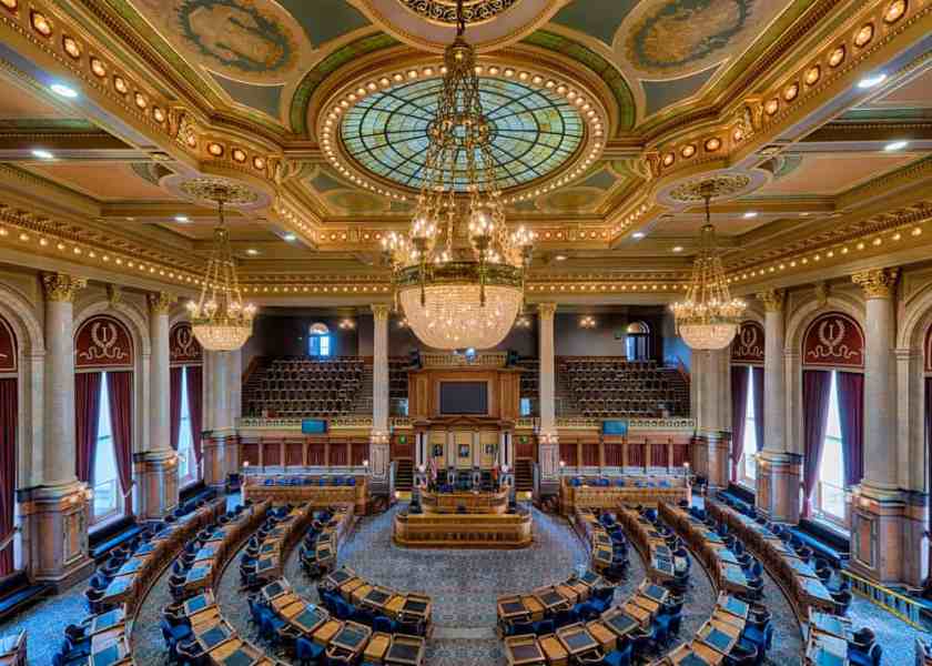 Iowa State Capitol Building Interior  