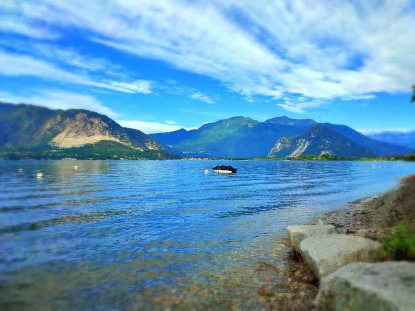 This is one of my photos of Lake Maggiore taken in summer