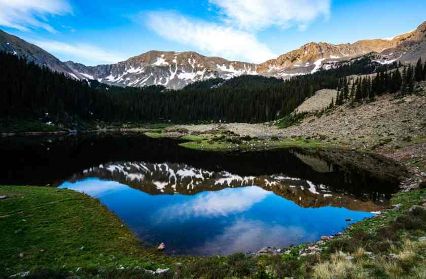 Williams lake in Wheeler Peak Wilderness