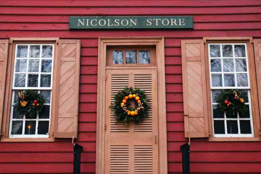 Williamsburg Virginia in the winter